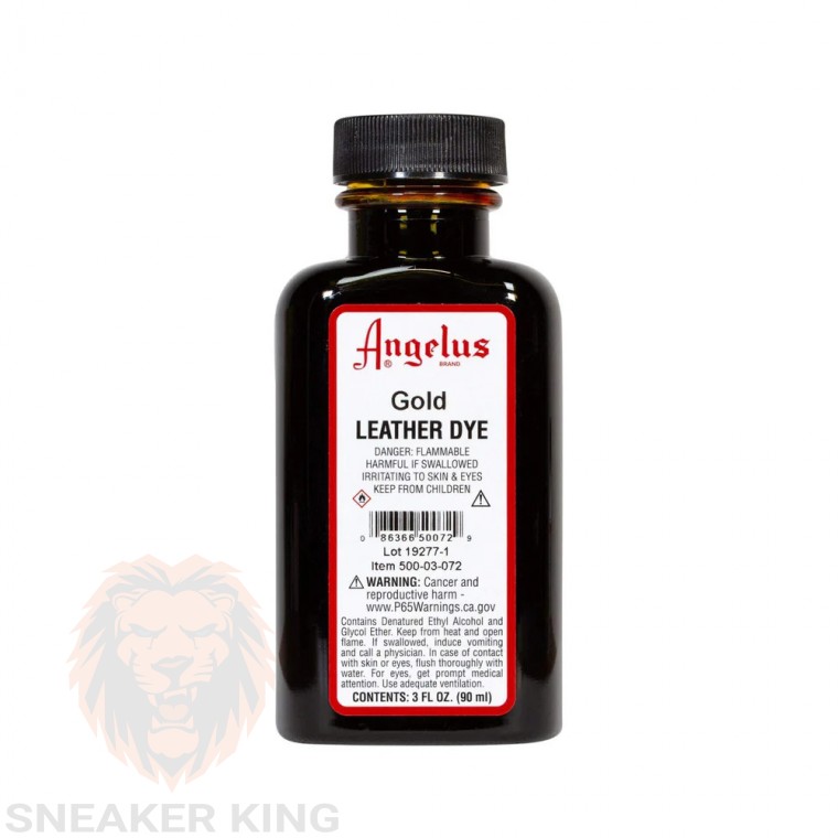 Барвник для шкіри Angelus leather dye Gold (золотий) made in USA